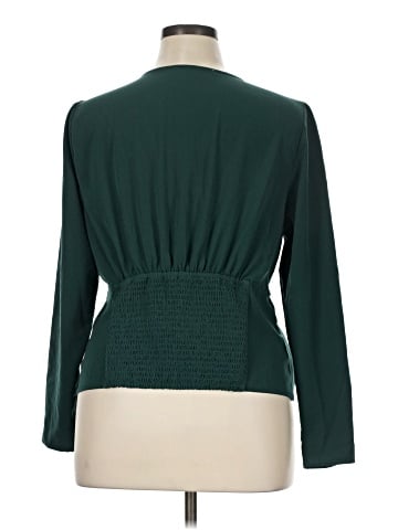 Abercrombie & Fitch Long Sleeve Blouse (view 2)