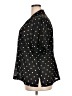 First Issue by Liz Claiborne 100% Polyester Polka Dots Black Short Sleeve Blouse Size 20 - photo 5