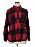 Natural Reflections Plaid Red Long Sleeve Button-Down Shirt Size 1X - photo 1