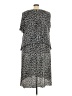 Connected Apparel 100% Polyester Animal Print Gray Casual Dress Size 3X - photo 2