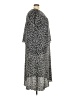 Connected Apparel 100% Polyester Animal Print Gray Casual Dress Size 3X - photo 4
