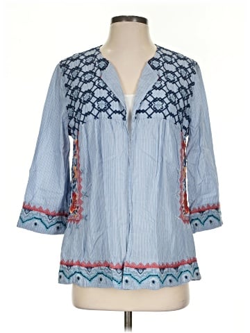 Johnny Was 3/4 Sleeve Blouse (view 1)