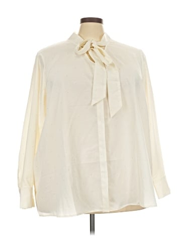 Lane Bryant Long Sleeve Blouse (view 1)