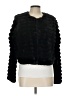 Nina Leonard 100% Polyester Black Cardigan Size L - photo 1