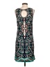 Max Studio Paisley Teal Cocktail Dress Size XS - photo 2