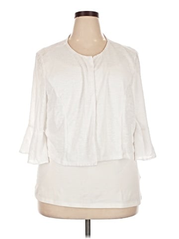 Perceptions 3/4 Sleeve Blouse (view 1)