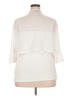 Perceptions Ivory 3/4 Sleeve Blouse Size 3X - photo 2