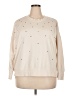 Maurices Polka Dots Tan Sweatshirt Size 2X - photo 1