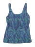L.L.Bean Paisley Blue Swimsuit Top Size 12L - photo 1