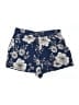 C. Wonder 100% Rayon Floral Blue Shorts Size L - photo 2