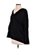 Hatch Solid Black 3/4 Sleeve Top Size Med Maternity - photo 1
