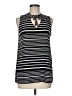 Rafaella Black Sleeveless Blouse Size M - photo 1