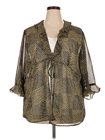 Club Z Collection 3/4 Sleeve Blouse (view 1)