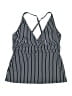 Lands' End Stripes Blue Swimsuit Top Size M - photo 1