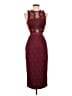 ASOS 100% Polyester Burgundy Cocktail Dress Size 2 - photo 1