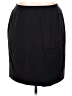 Talbots 100% Polyester Solid Black Casual Skirt Size 18 Petite - photo 1