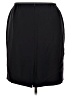 Talbots 100% Polyester Solid Black Casual Skirt Size 18 Petite - photo 2
