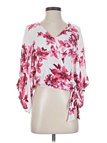 Lulus 3/4 Sleeve Blouse (view 1)