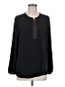 Daniel Rainn 100% Polyester Black Long Sleeve Blouse Size M - photo 1