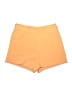 Cinq à Sept Solid Orange Yellow Shorts Size 10 - photo 1
