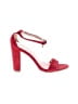 Glaze 100% Synthetic Color Block Red Sandals Size 8 1/2 - photo 1