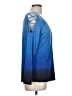 Jennifer Lopez Blue Long Sleeve Top Size L - photo 4