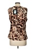 Halston Brown Sleeveless Top Size L - photo 2
