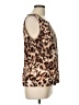 Halston Brown Sleeveless Top Size L - photo 4