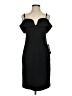 Bebe Solid Black Cocktail Dress Size 4 - photo 1