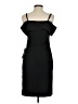 Bebe Solid Black Cocktail Dress Size 4 - photo 2