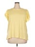 Notations Yellow Short Sleeve Top Size 3X - photo 1