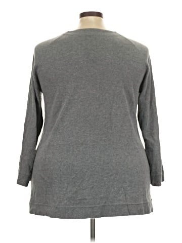 Roaman's 3/4 Sleeve T-Shirt (view 2)