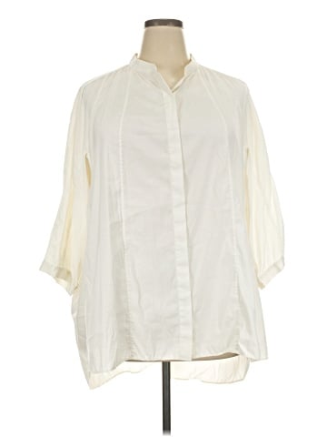 Lafayette 148 New York 3/4 Sleeve Blouse (view 1)