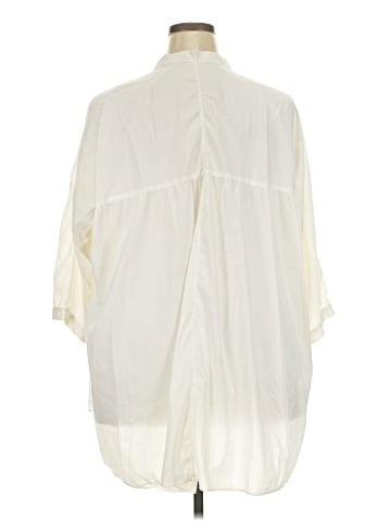 Lafayette 148 New York 3/4 Sleeve Blouse (view 2)