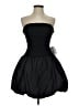 Xscape Solid Black Cocktail Dress Size 4 - photo 1
