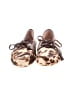 J.Crew 100% Leather Animal Print Brown Flats Size 8 - photo 2