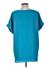 Tahari 100% Polyester Teal Short Sleeve Blouse Size L - photo 2