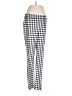 Talbots Checkered-gingham Ivory Casual Pants Size 6 - photo 1