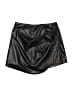 Ci Sono 100% Polyurethane Metallic Black Skort Size L - photo 1