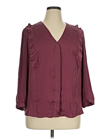 Simply Vera Vera Wang 3/4 Sleeve Blouse (view 1)