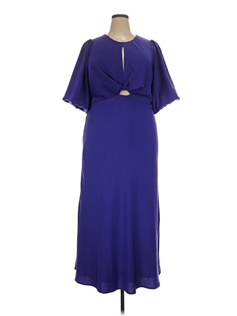Pre-owned City Chic Cocktail Dress In Blue
