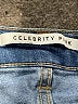 Celebrity Pink Blue Denim Shorts Size 1 - photo 3