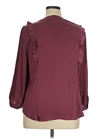 Simply Vera Vera Wang 3/4 Sleeve Blouse (view 2)