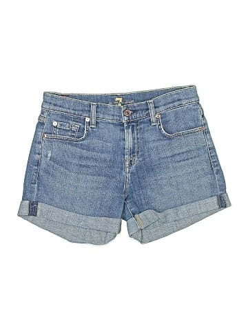 7 For All Mankind Denim Shorts (view 1)
