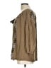 Akemi + Kin 100% Cotton Brown 3/4 Sleeve Blouse Size L - photo 5
