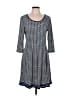 Max Studio Blue Casual Dress Size L - photo 1