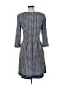 Max Studio Blue Casual Dress Size L - photo 2