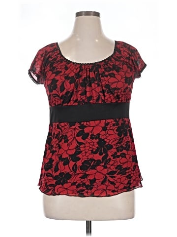 Hot Tempered Short Sleeve Blouse (view 1)