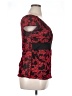Hot Tempered 100% Polyester Red Short Sleeve Blouse Size 1X - photo 4
