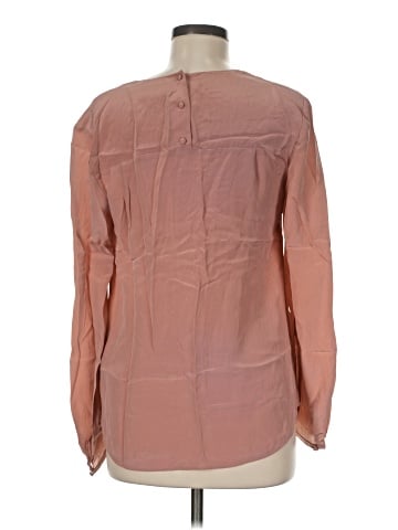 L.K. Bennett Long Sleeve Silk Top (view 2)